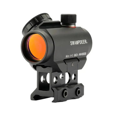 SwampDeer RIfle Red Dot Reflex Sight Micro H-2 with Standard Mount - 2 MOA - PrismOptic