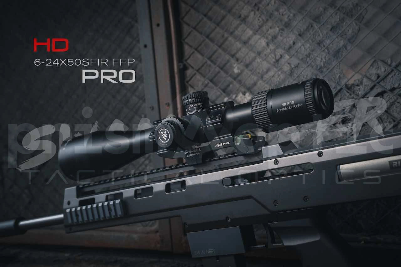 SwampDeer Long Range Riflescope HD PRO 6-24X50 SFIR FFP