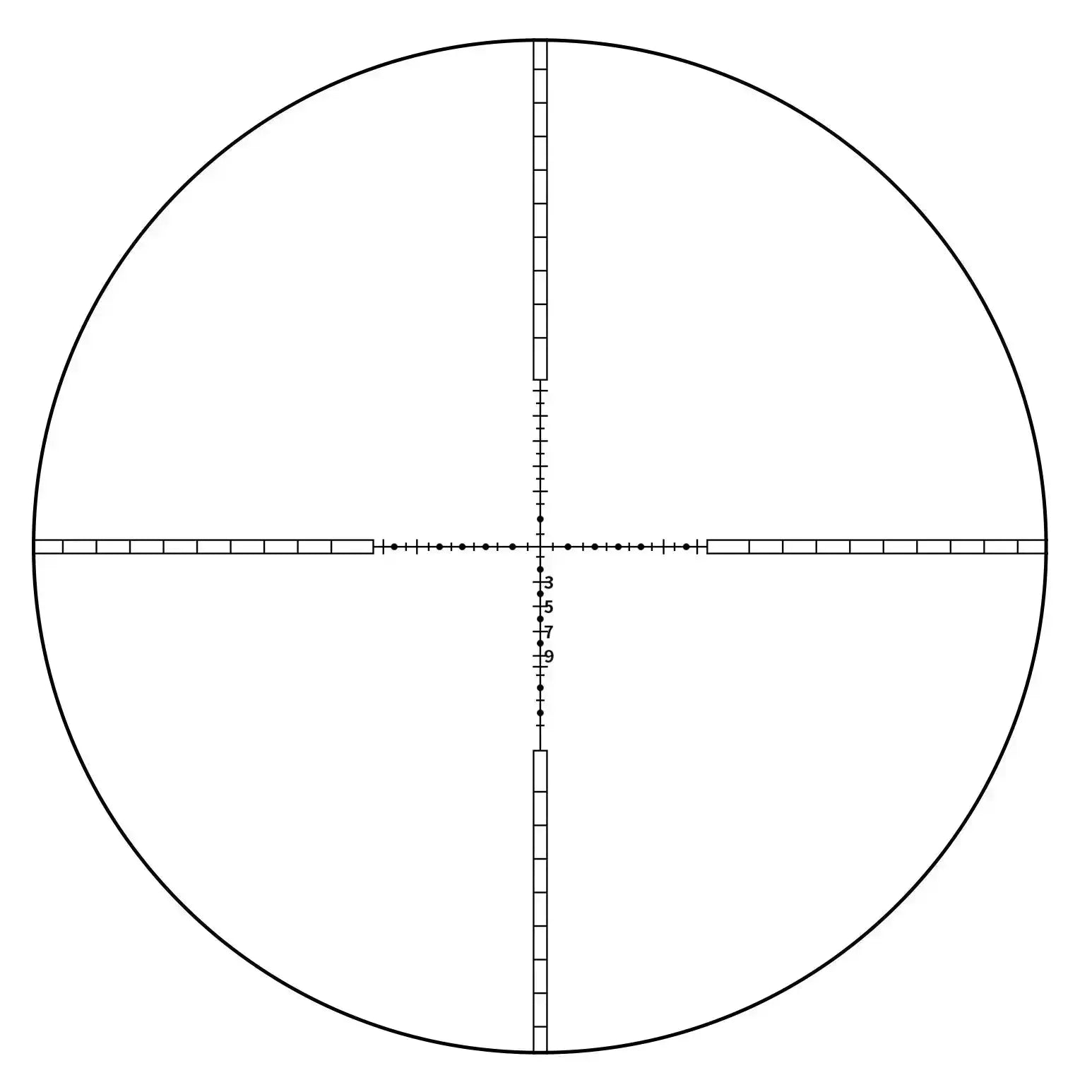 T-Eagle LPVO Riflescope ER 1-6×24 IR SFP 1/2 MOA -  PrismOptic