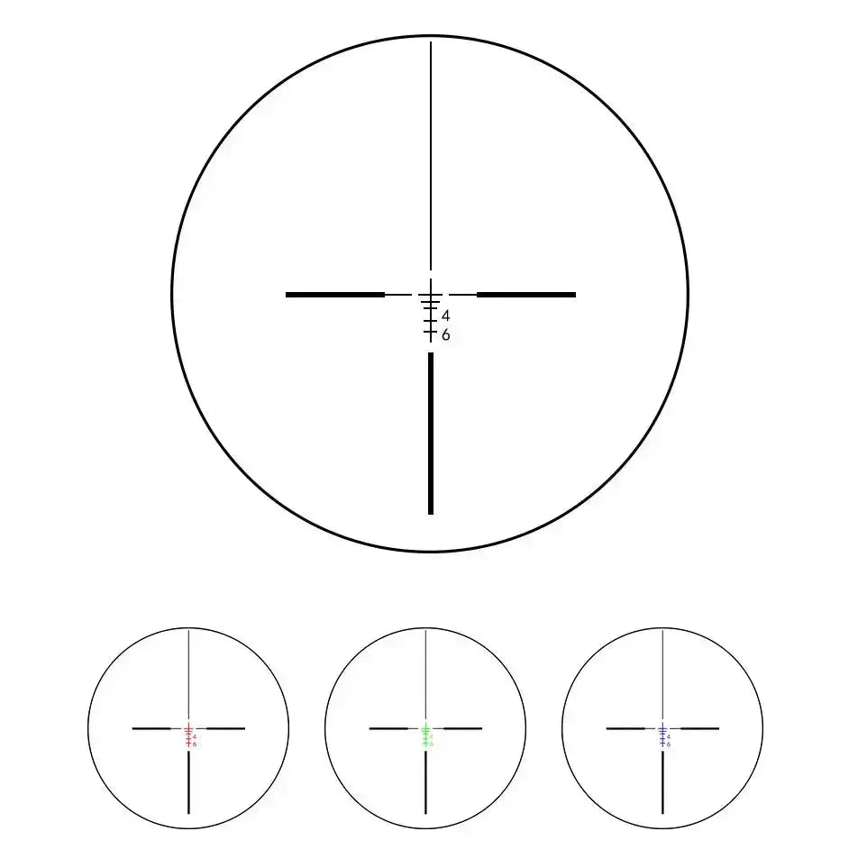 Tactical Optics Riflescope with Fiber Optics 4x32 -  PrismOptic