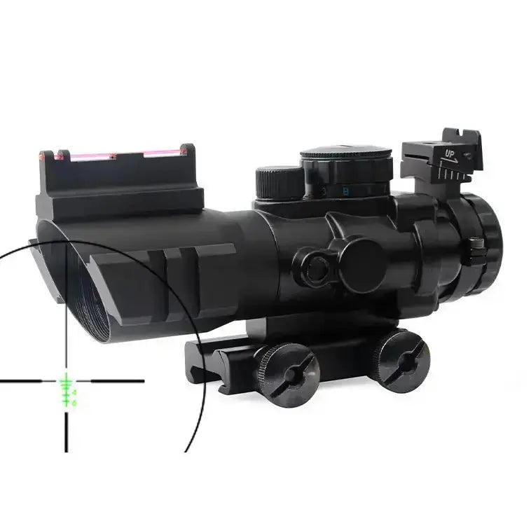 Tactical Optics Riflescope with Fiber Optics 4x32 -  PrismOptic