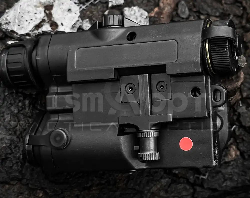 PEQ-15 Tactical Laser Visible Red Laser + White LED Flashlight