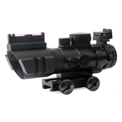 Tactical Optics Riflescope 4x32 with Fiber Optics